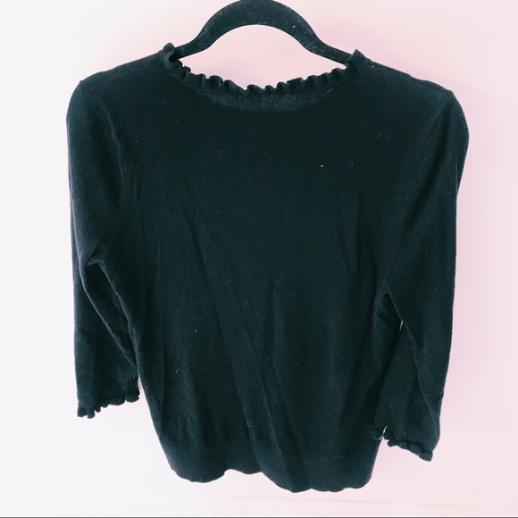 KATE SPADE BLACK SWEATER - Picture 5 of 7